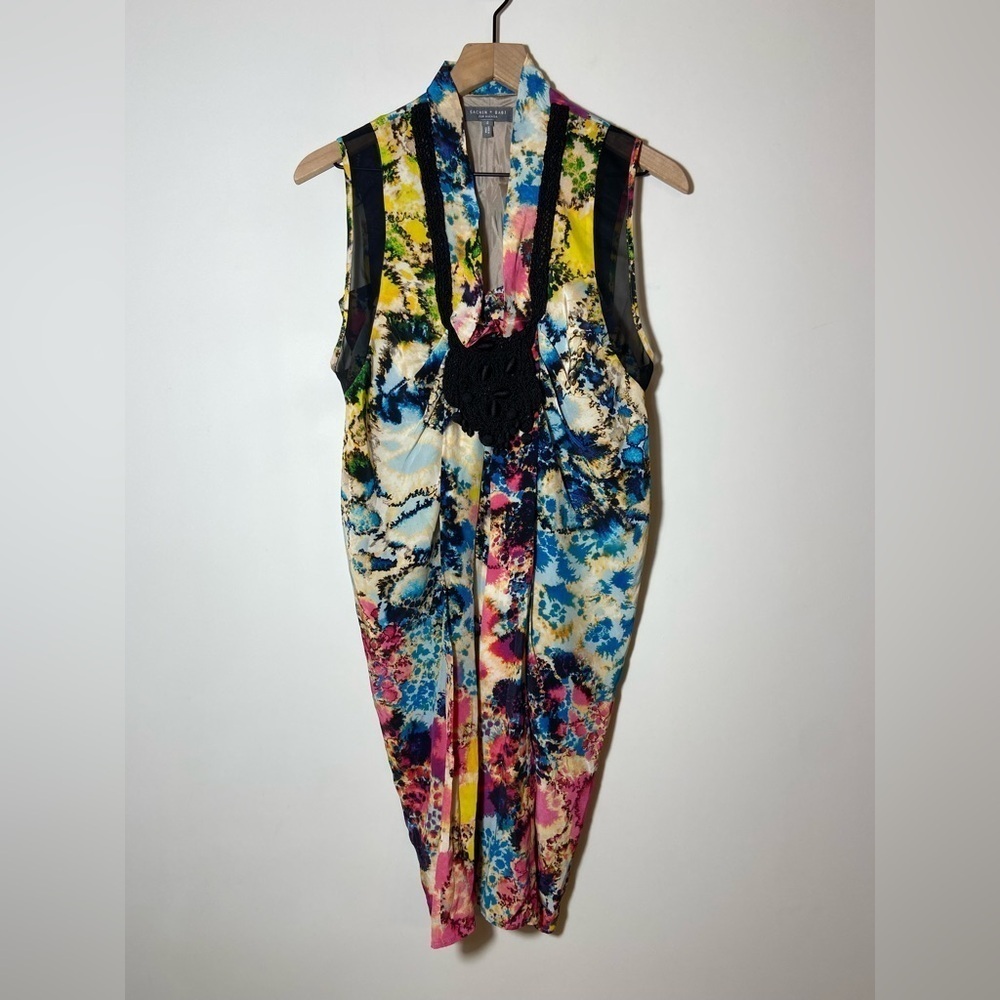Sachin + Babi Multicolor Floral Print Midi Dress